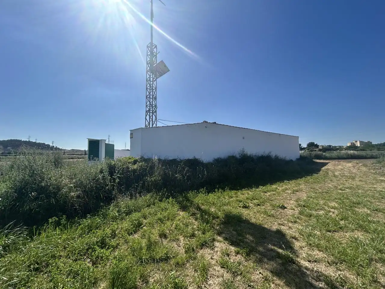 Vista exterior de Finca rústica en venda en Tudela amb Piscina