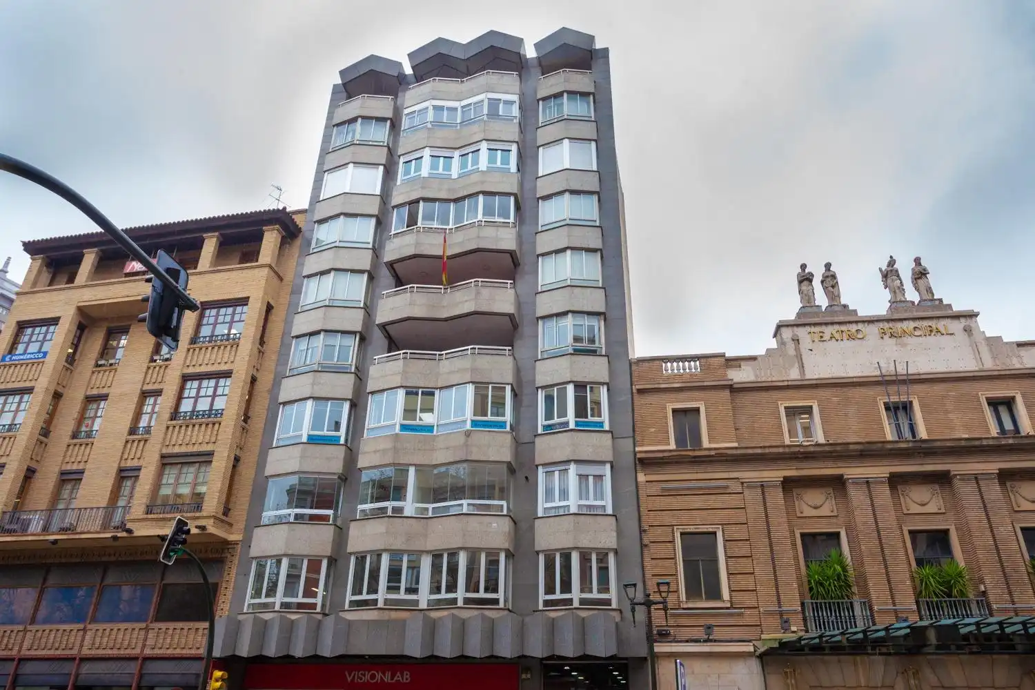 Vista exterior de Oficina de alquiler en Zaragoza con Aire acondicionado, Calefacción y Terraza