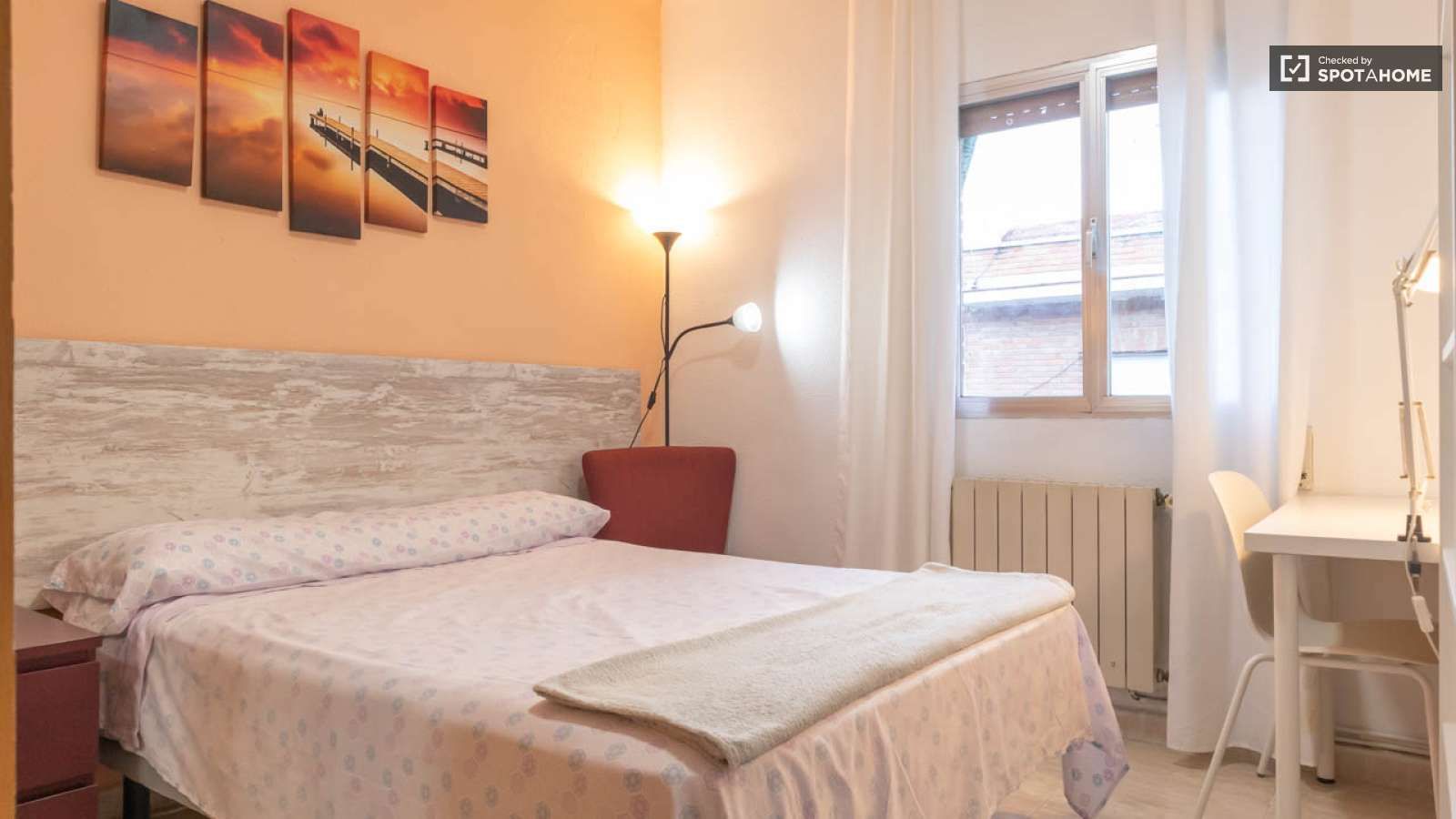 Dormitori de Pis per a compartir en  Madrid Capital amb Aire condicionat, Calefacció i Terrassa