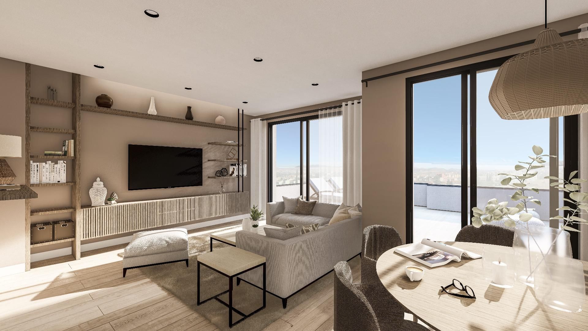 Living room of Flat for sale in La Zubia  with Private garden, Terrace and Storage room