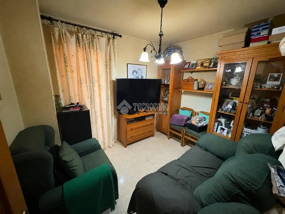 Living room of Flat for sale in Málaga  with Air Conditioner, Terrace and Storage room