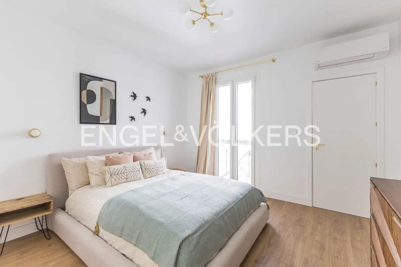 Schlafzimmer von Maisonette zur Miete in Madrid mit Klimaanlage und Heizung