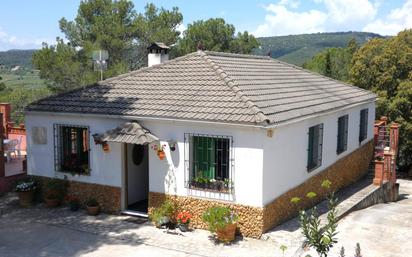 Exterior view of House or chalet for sale in Torrelles de Foix  with Air Conditioner and Terrace