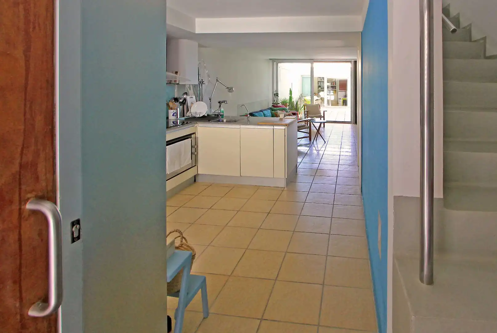 Cocina de Casa adosada en venta en Alicante / Alacant con Aire acondicionado, Jardín privado y Terraza