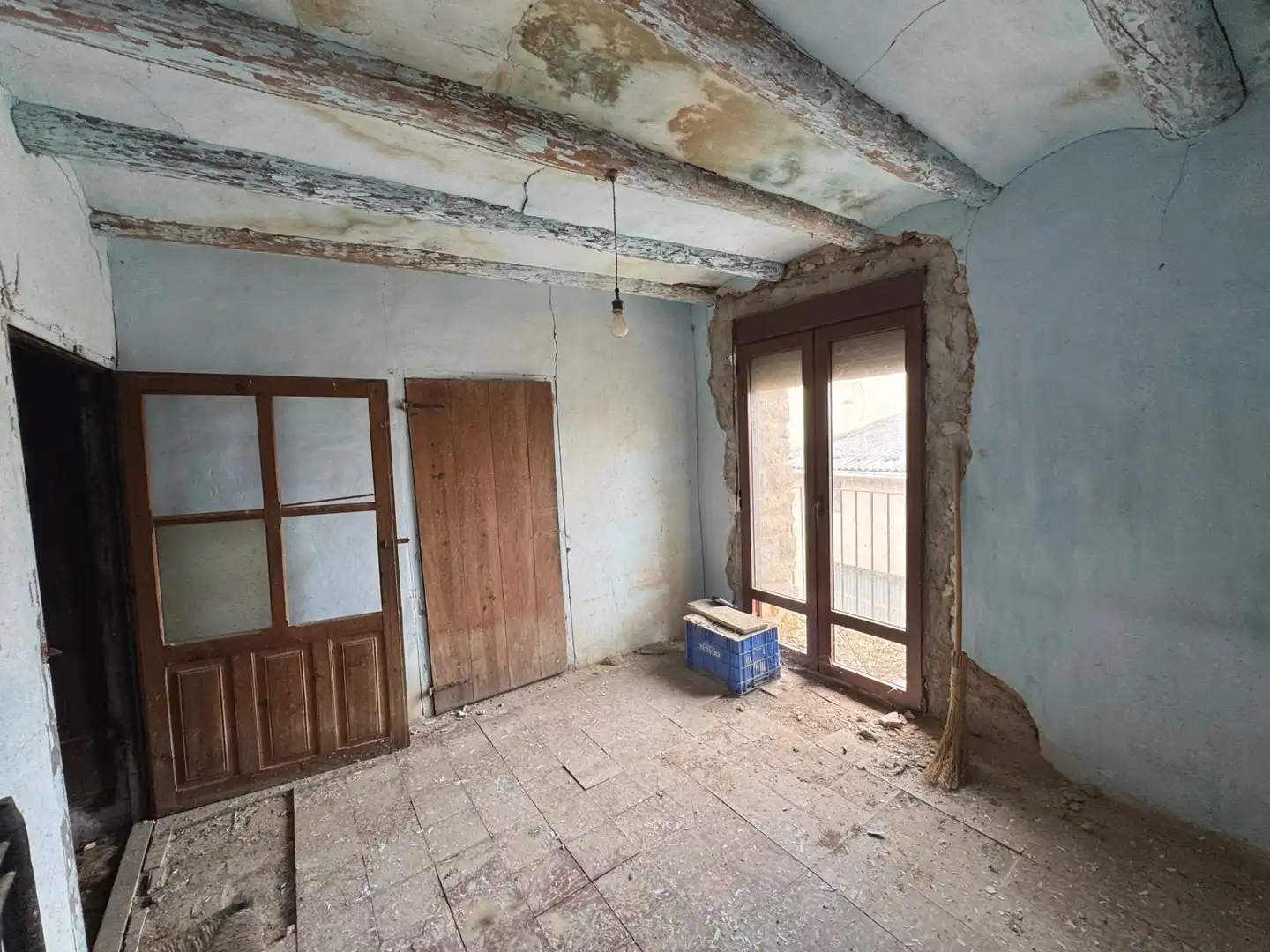 Sala de estar de Casa adosada en venta en Fórnoles con Balcón