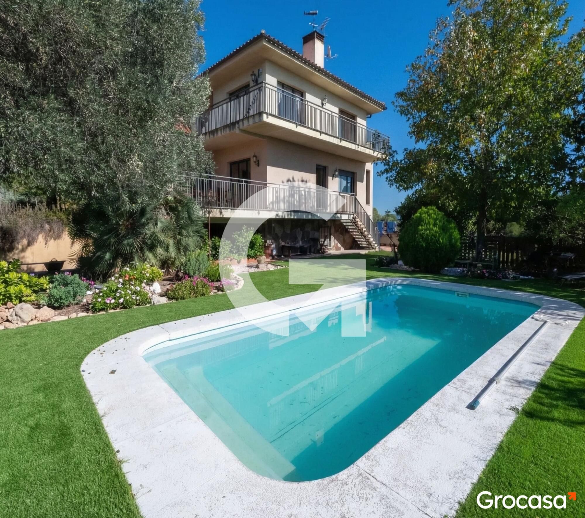 Jardí de Casa o xalet en venda en Mataró amb Calefacció, Jardí privat i Terrassa