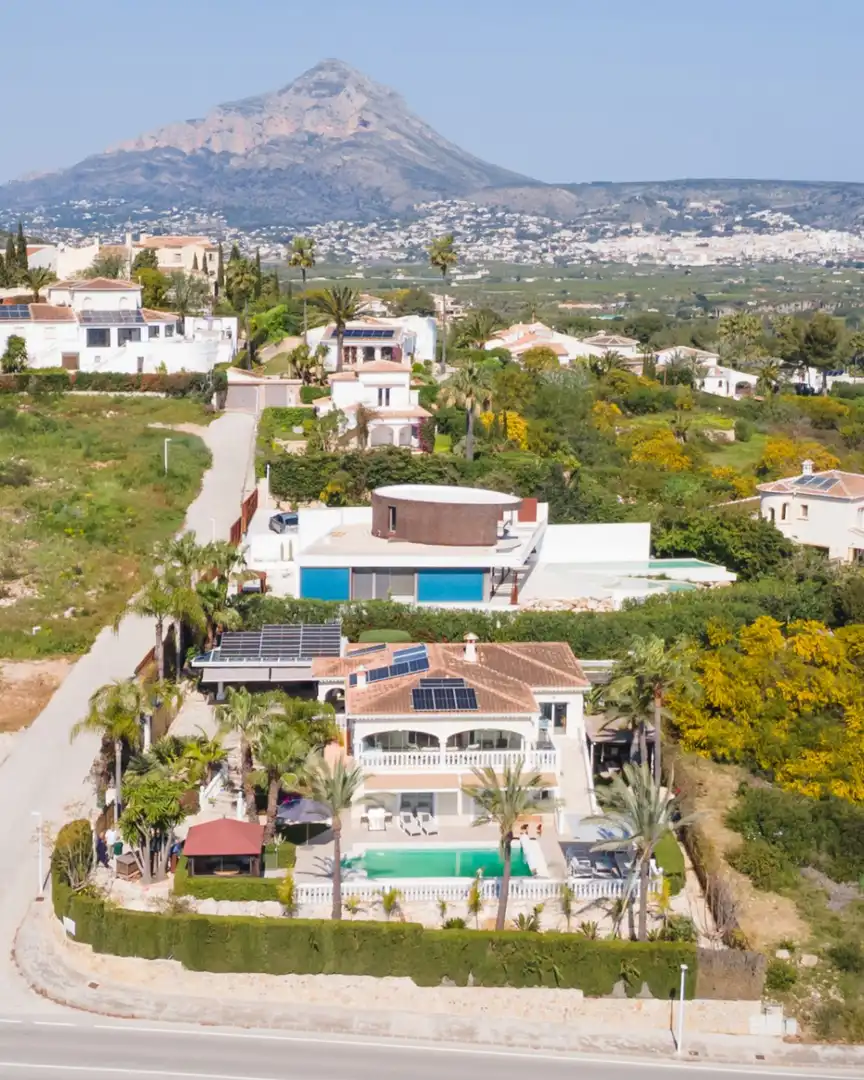 Exterior view of Houses for sale in Jávea / Xàbia  with Air Conditioner, Heating and Private garden