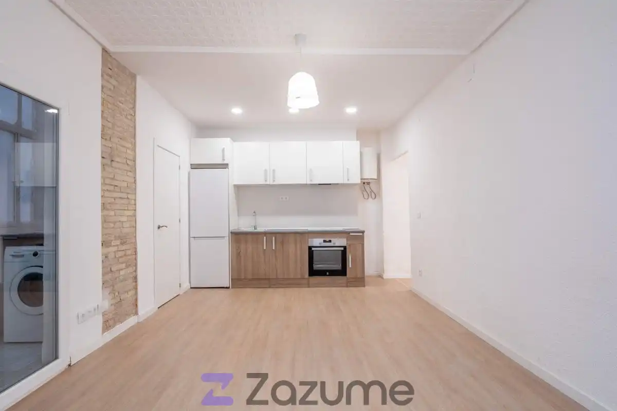Cocina de Piso de alquiler en Zaragoza con Calefacción, Parquet y Terraza