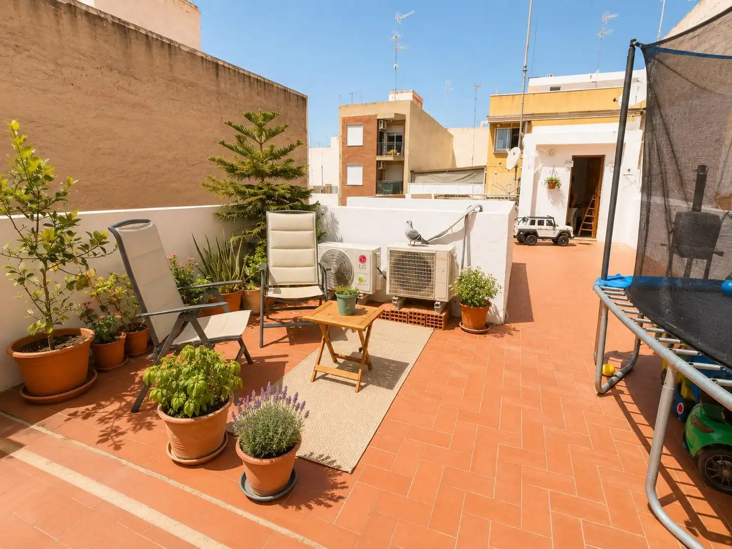 Terraza de Apartamento en venta en Elche / Elx con Aire acondicionado, Terraza y Trastero