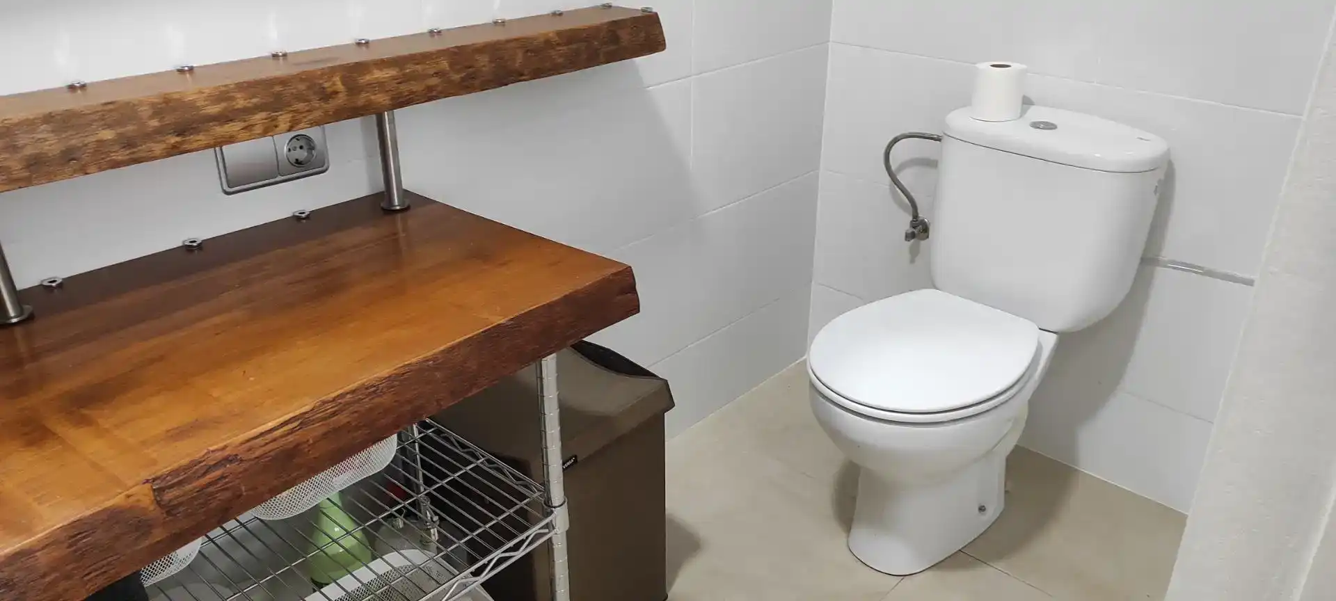 Badezimmer von Geschaftsraum zur Miete in Granollers mit Klimaanlage