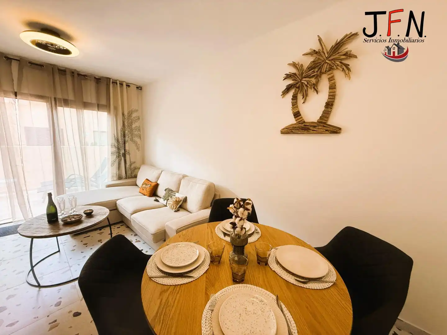 Dining room of Ground floor for rent in Antigua  with Furnished, Alarm and Community pool