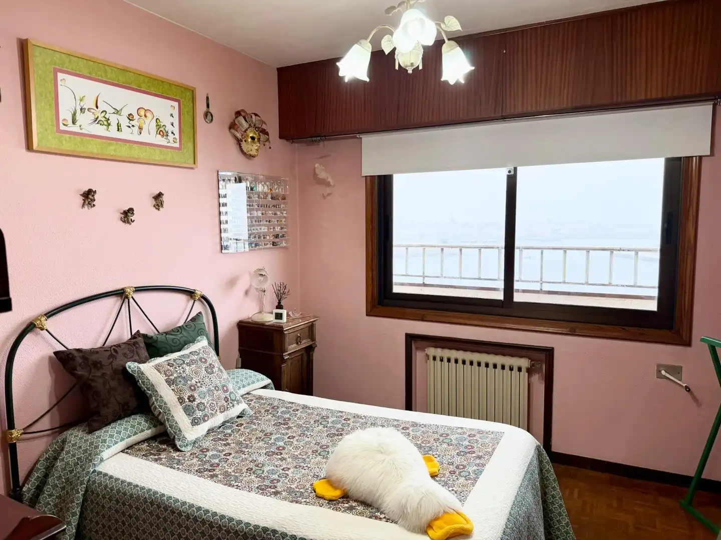 Bedroom of Flat for sale in A Coruña Capital   with Heating, Terrace and Storage room