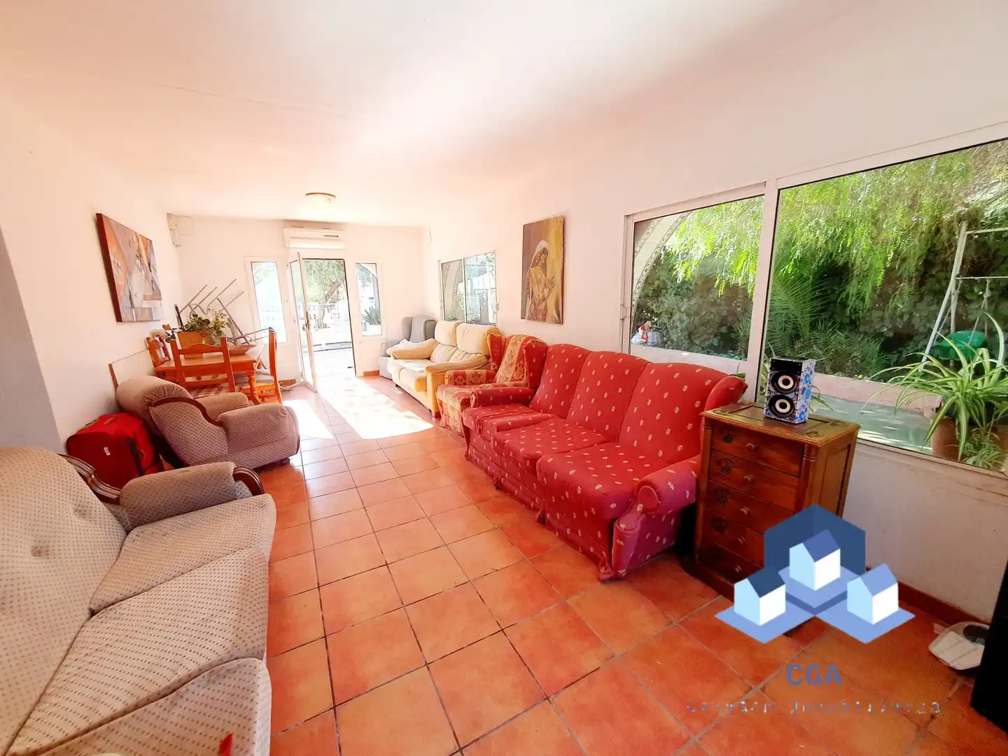 Sala de estar de Casa o chalet en venta en Lorca con Aire acondicionado, Calefacción y Jardín privado