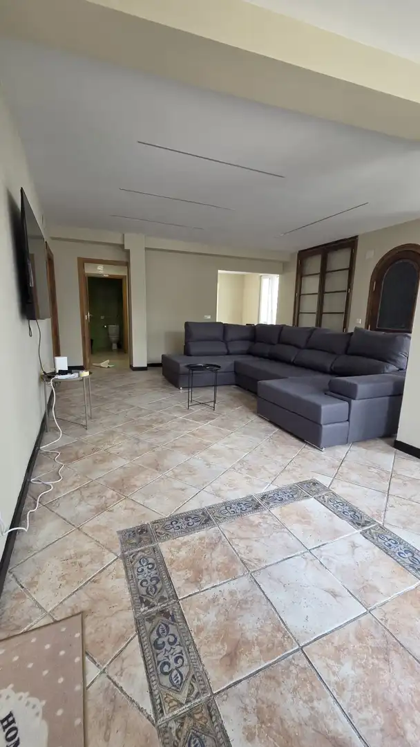 Living room of Houses for rent in Gijón   with Heating, Private garden and Furnished