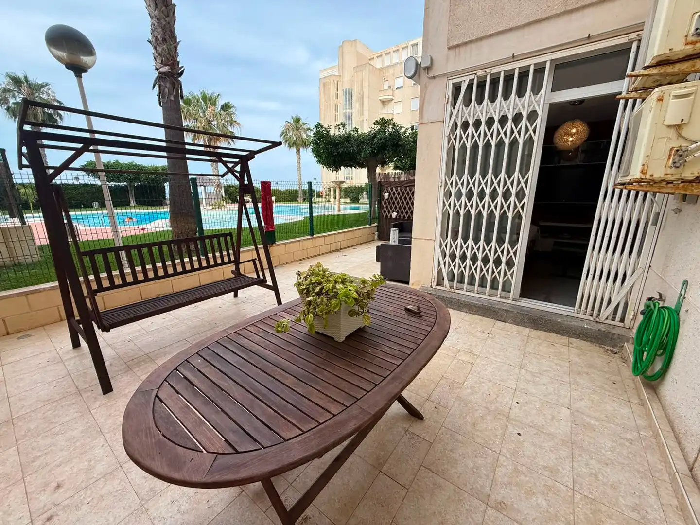 Terrace of Flat for rent in El Campello  with Air Conditioner, Heating and Terrace