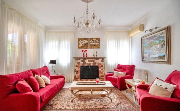 Sala d'estar de Finca rústica en venda en Consell amb Aire condicionat, Calefacció i Terrassa