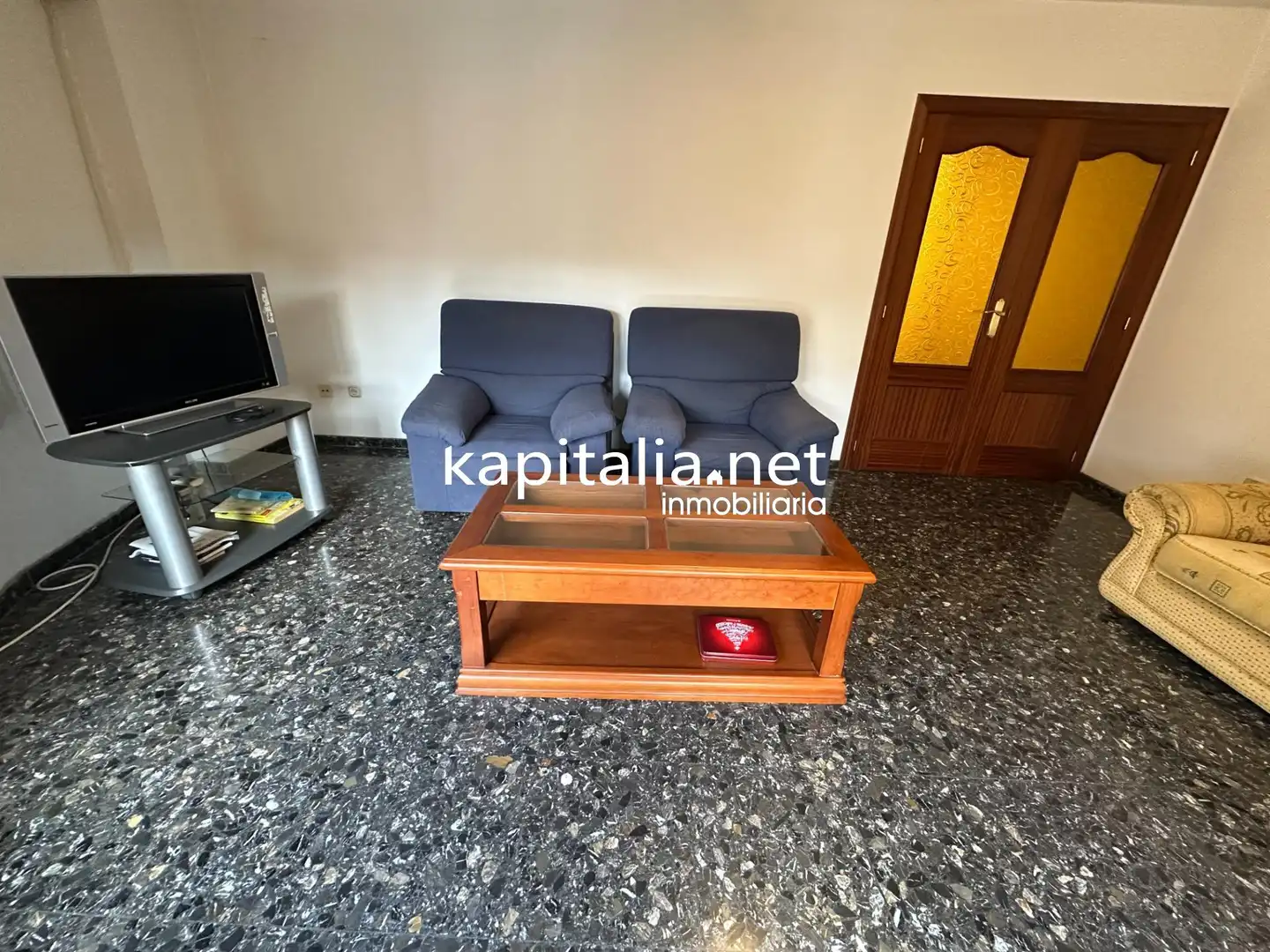 Sala d'estar de Pis en venda en Ontinyent amb Aire condicionat, Traster i Balcó