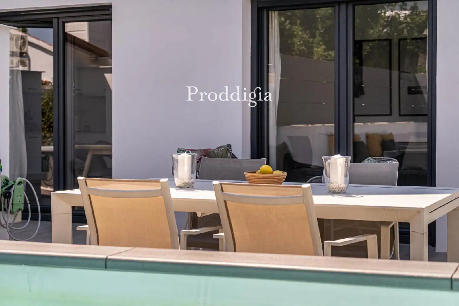 Terrace of Houses for rent in Sant Cugat del Vallès  with Air Conditioner, Storage room and Swimming Pool