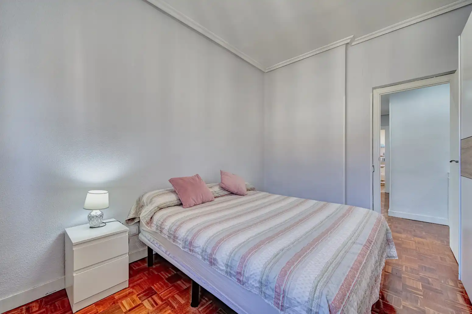 Bedroom of Flat for sale in Burlada / Burlata  with Heating and Parquet flooring