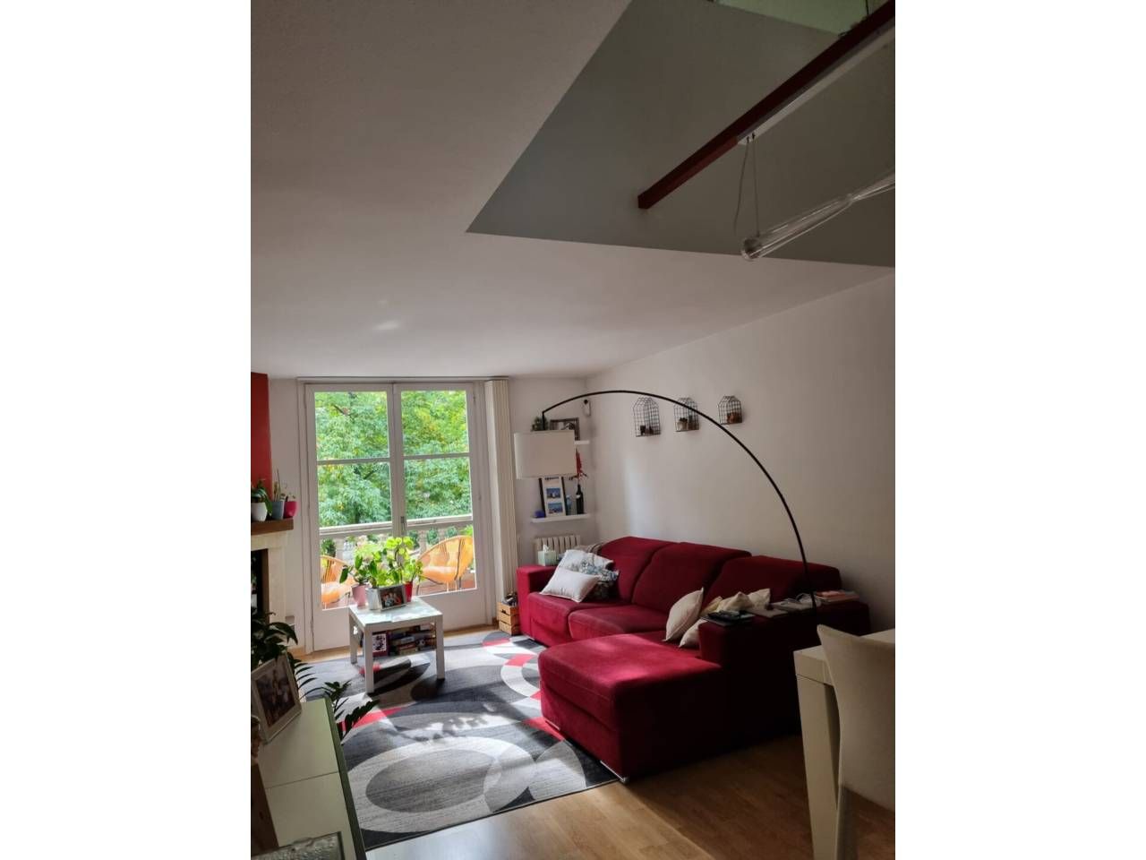 Living room of House or chalet for sale in Olot  with Parquet flooring