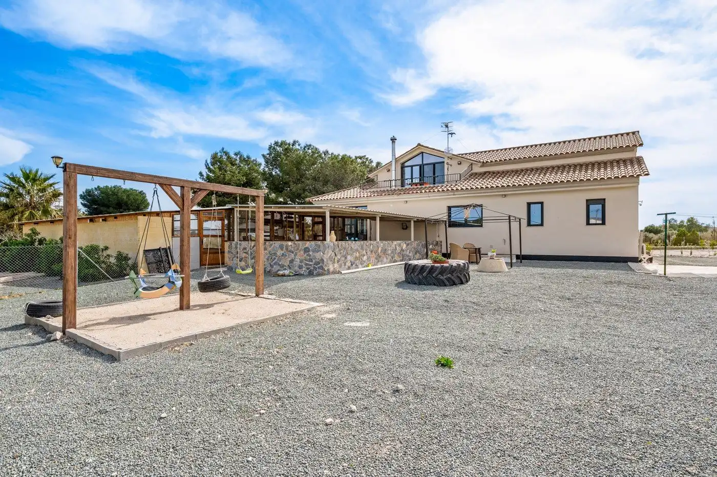 Vista exterior de Finca rústica en venta en Murcia con Terraza, Trastero y Piscina