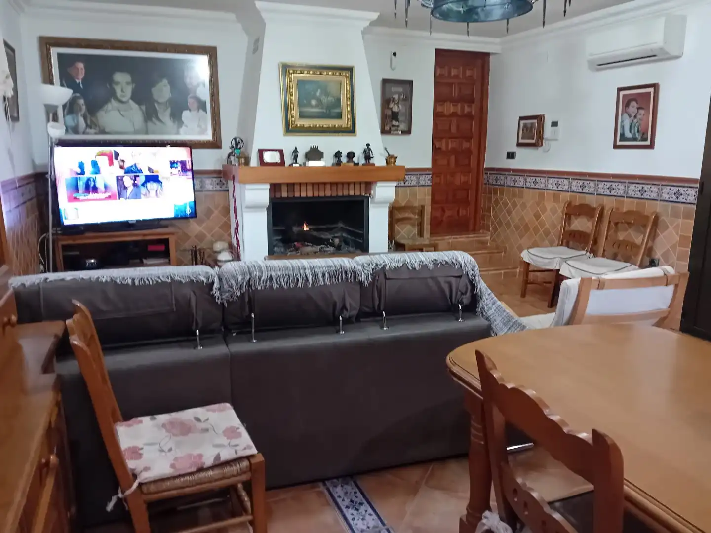 Living room of Houses for sale in Ciudad Real  with Air Conditioner, Heating and Private garden