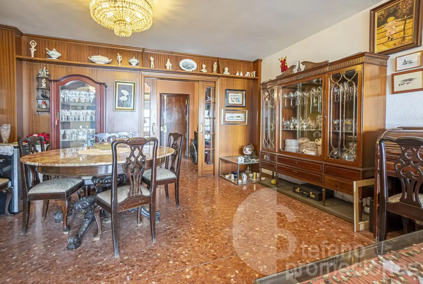 Dining room of Flat for sale in Málaga  with Parquet flooring, Terrace and Storage room