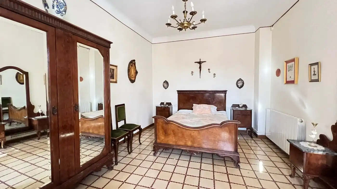 Schlafzimmer von Haus oder Chalet zum Verkauf in Sant Cugat Sesgarrigues mit Heizung und Balkon