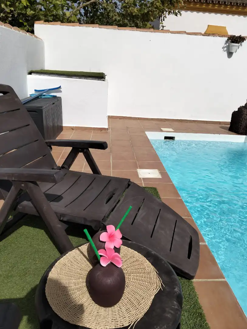 Schwimmbecken von Haus oder Chalet zur Miete in Conil de la Frontera mit Klimaanlage, Schwimmbad und Möbliert