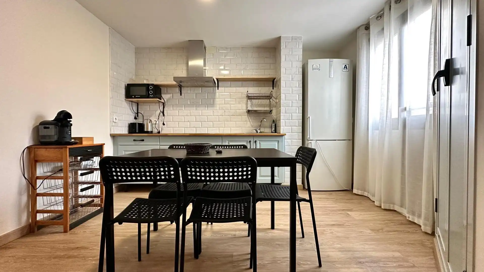 Cuina de Apartament de lloguer en Alicante / Alacant amb Aire condicionat, Calefacció i Parquet