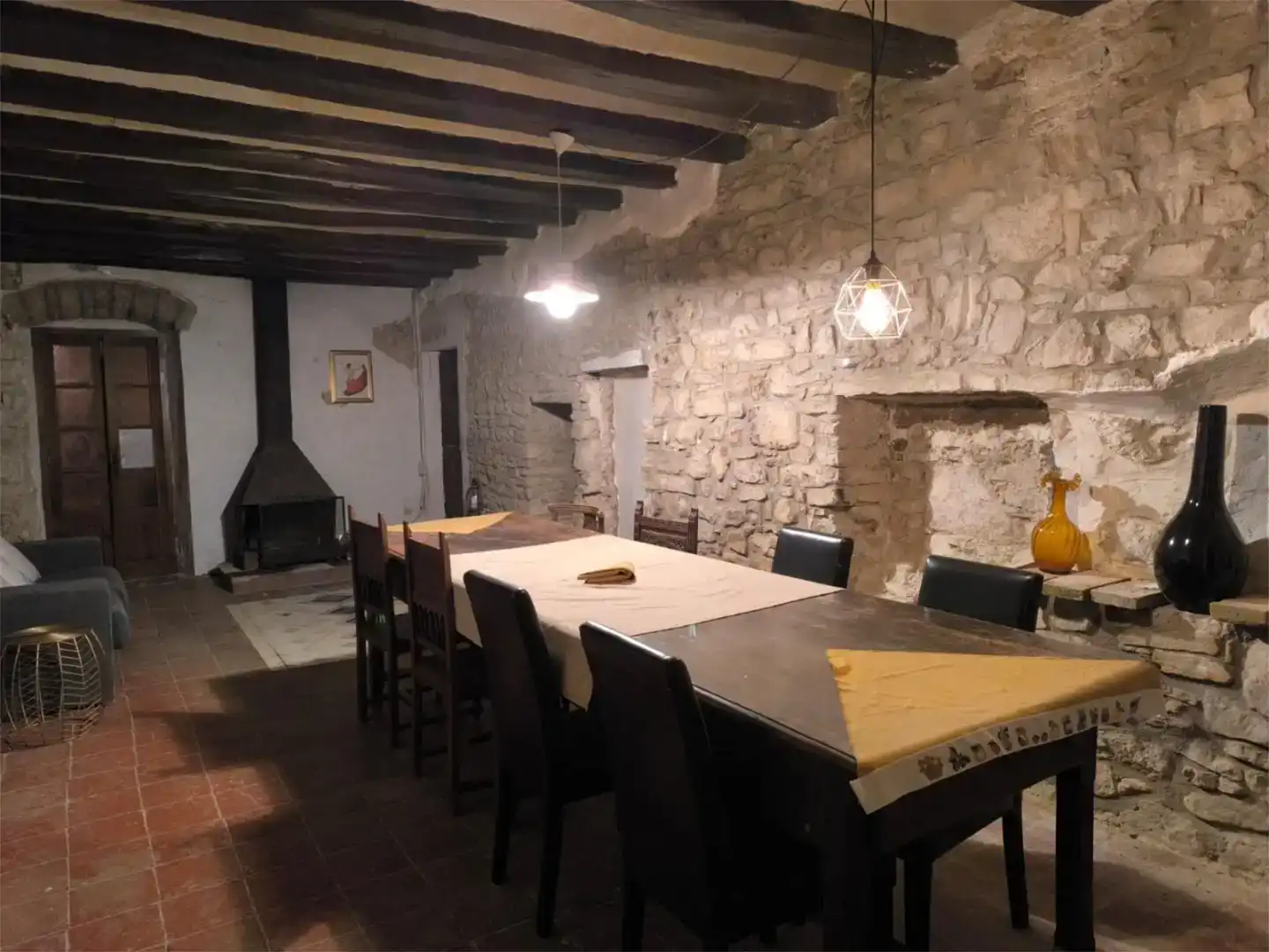 Menjador de Finca rústica de lloguer en Castellbell i el Vilar, Barcelona