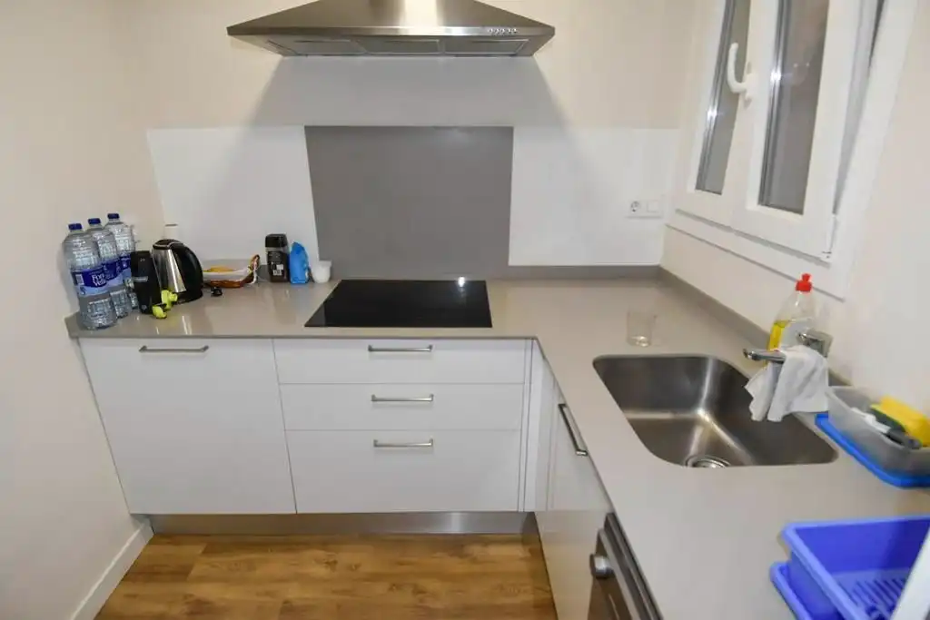 Kitchen of Flat for rent in Palamós  with Air Conditioner, Storage room and Furnished