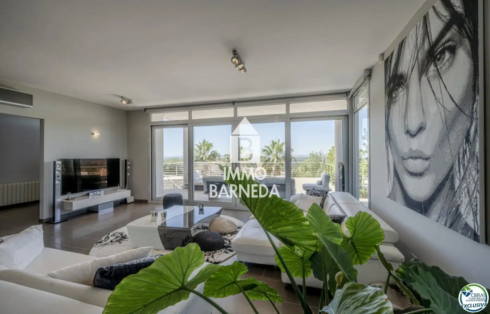 Sala de estar de Casa o chalet en venta en Palau-saverdera con Calefacción, Jardín privado y Terraza