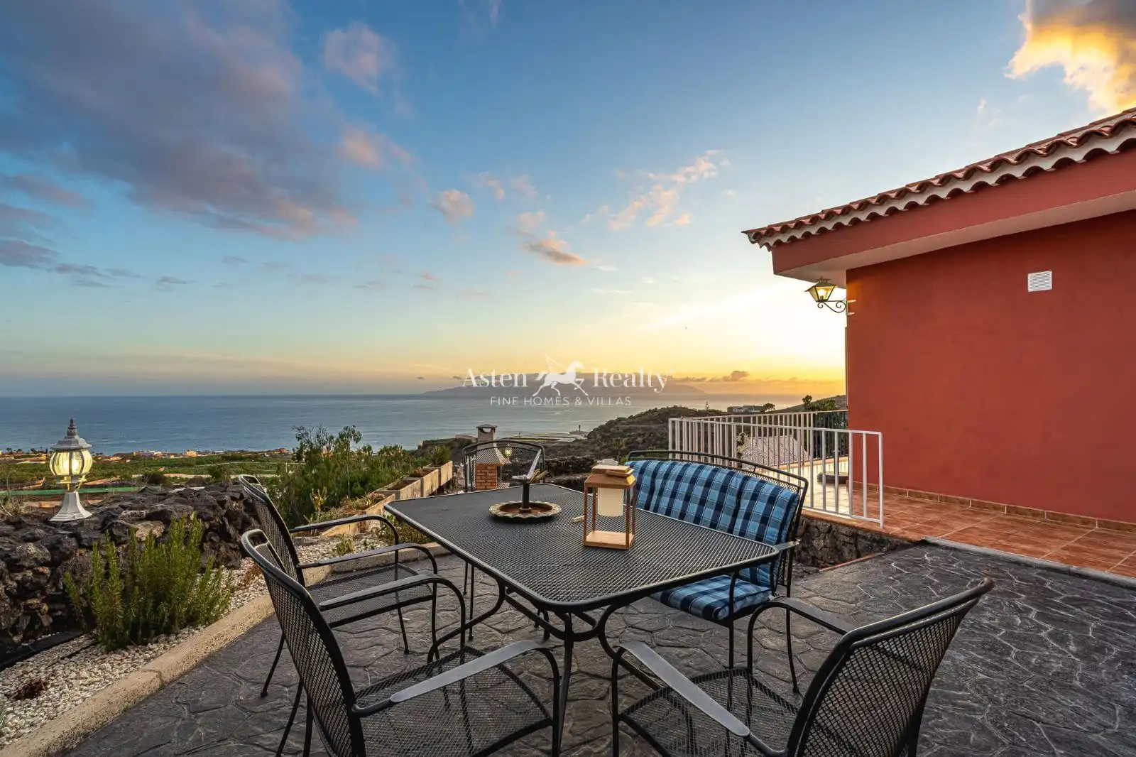 Terraza de Casa o chalet en venta en Santiago del Teide con Aire acondicionado, Calefacción y Piscina