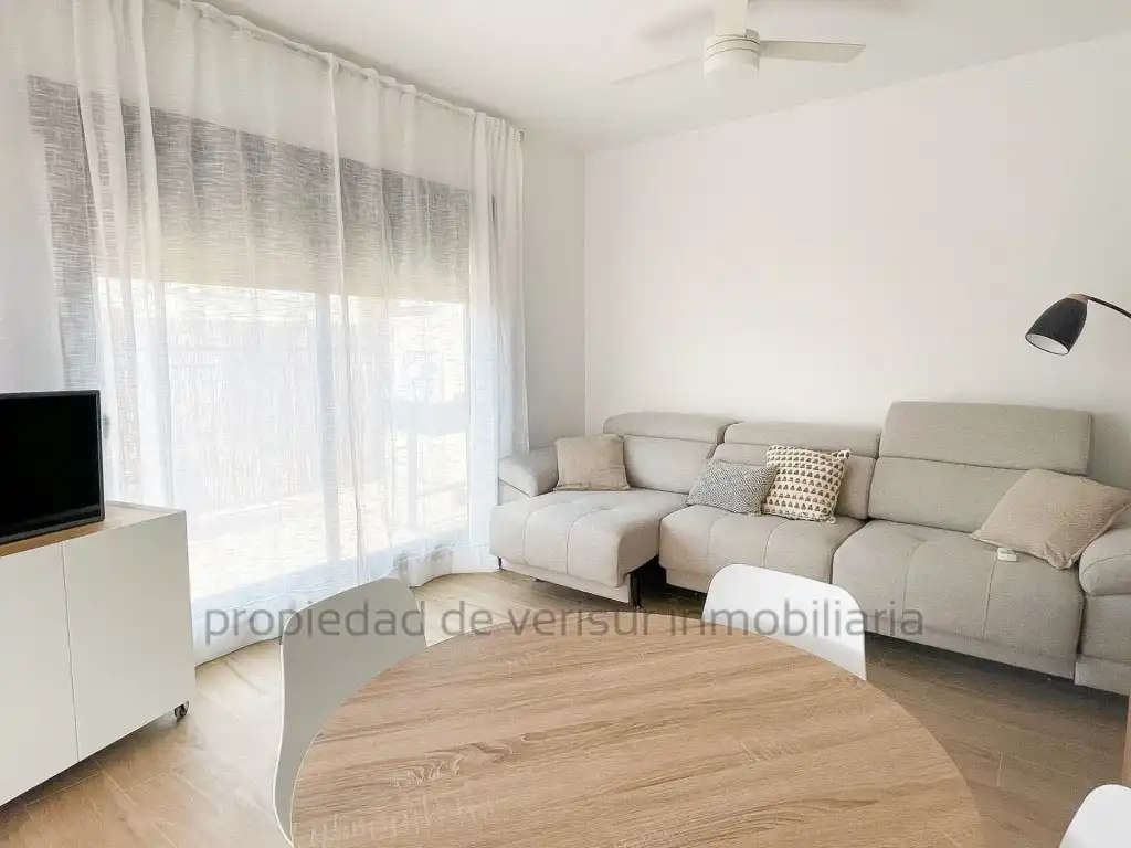 Wohnzimmer von Wohnung zur Miete in Águilas mit Klimaanlage, Terrasse und Möbliert