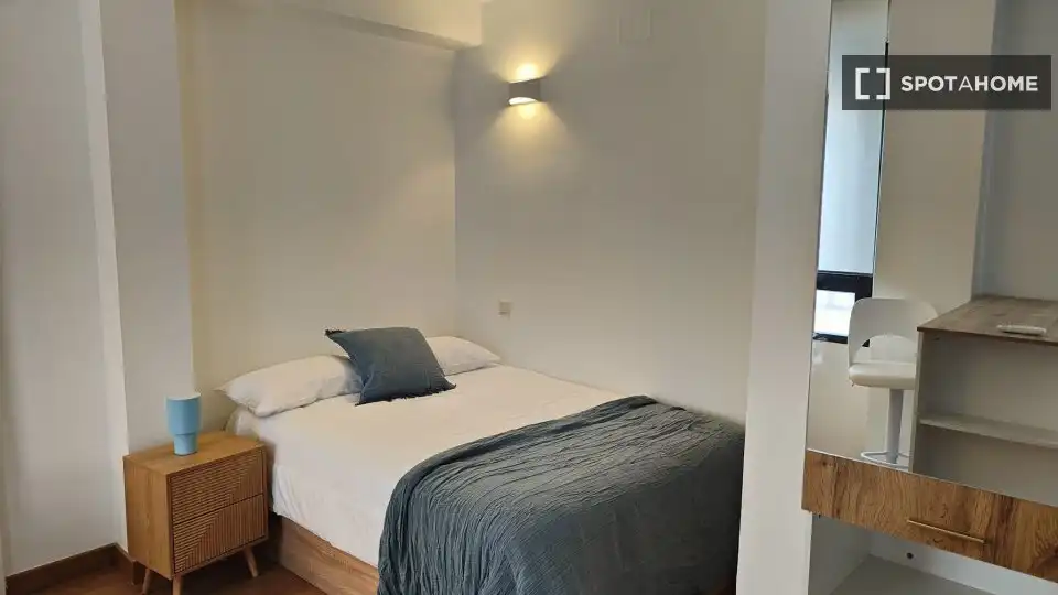 Habitación de Piso de alquiler en Madrid con Aire acondicionado, Calefacción y Amueblado