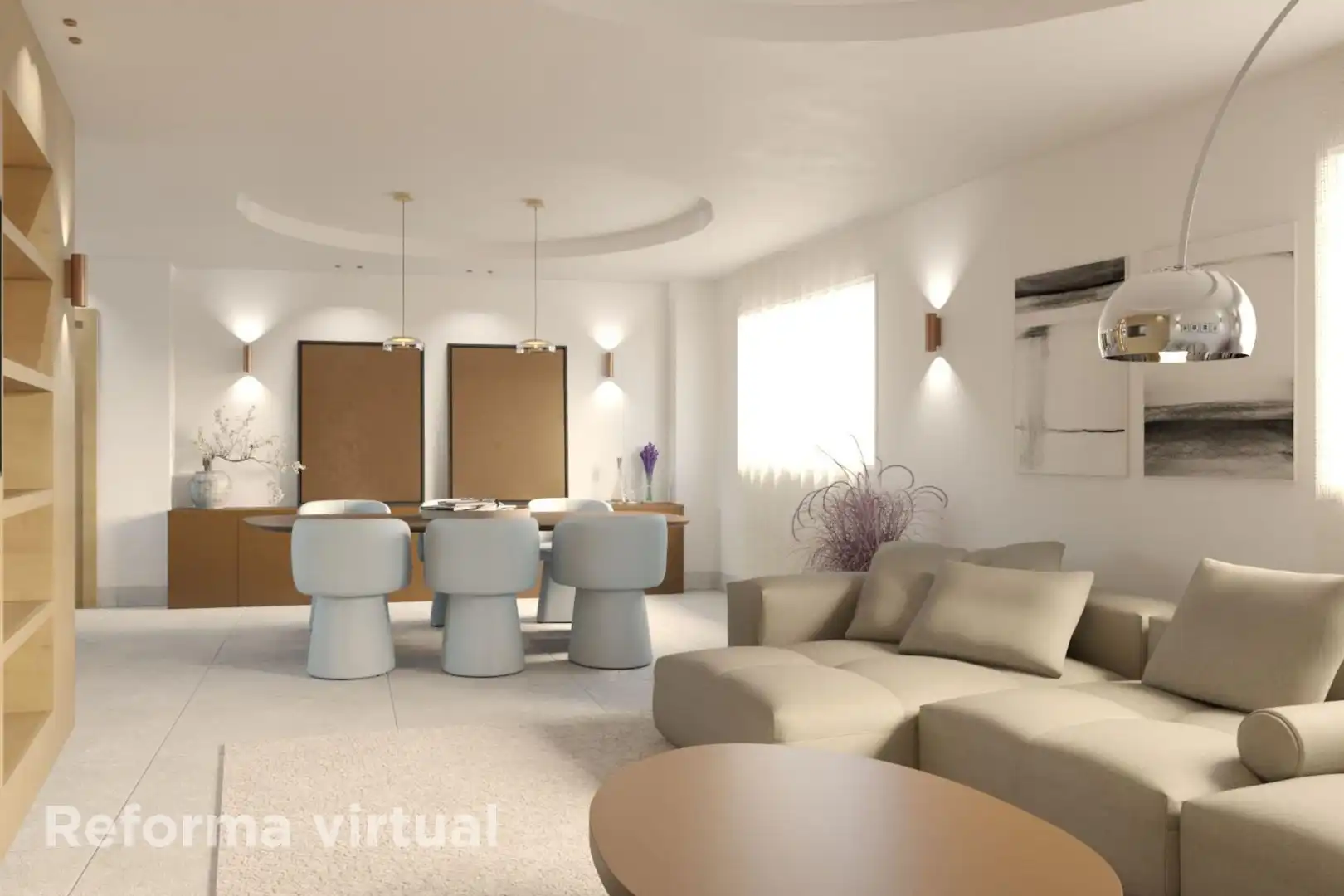 Living room of Flat for sale in  Murcia Capital  with Air Conditioner and Heating