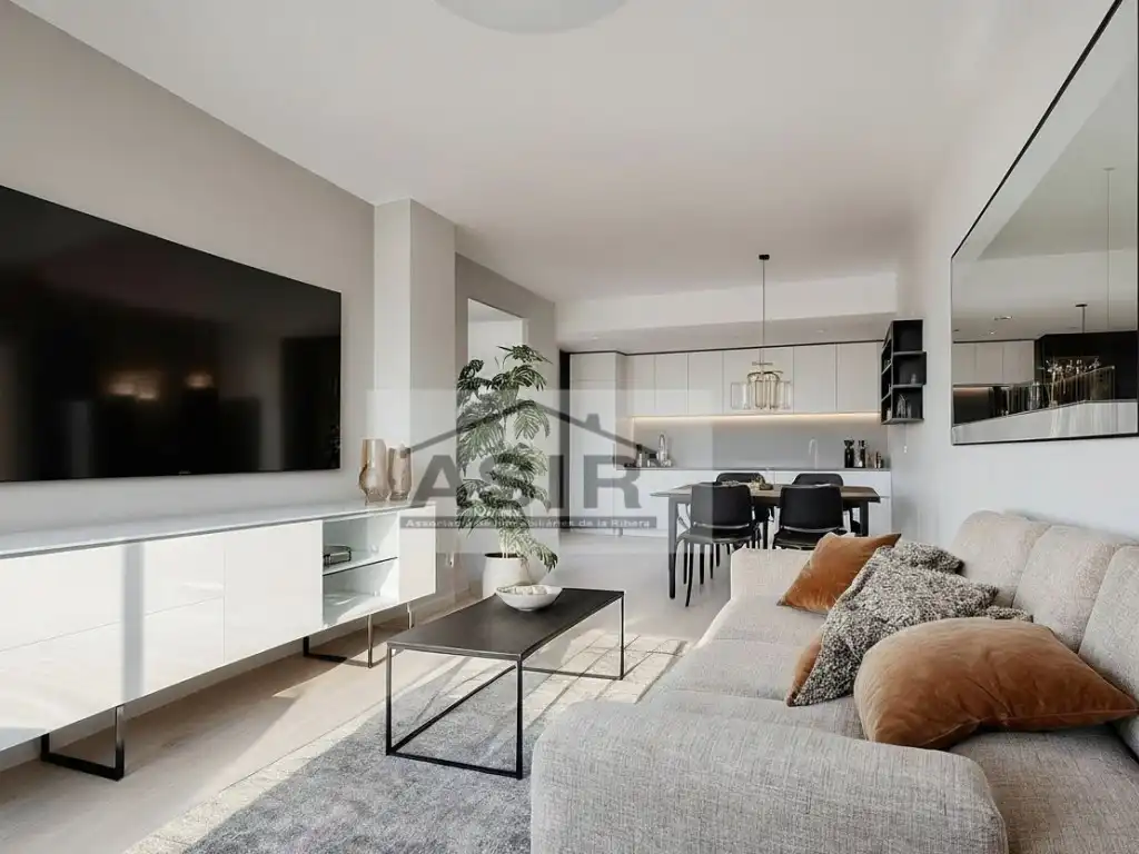 Sala de estar de Piso en venta en Alzira con Aire acondicionado, Terraza y Balcón