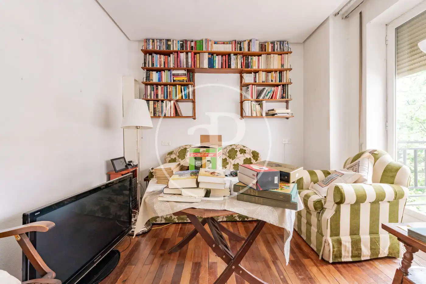 Sala de estar de Piso en venta en Madrid con Calefacción, Jardín privado y Terraza