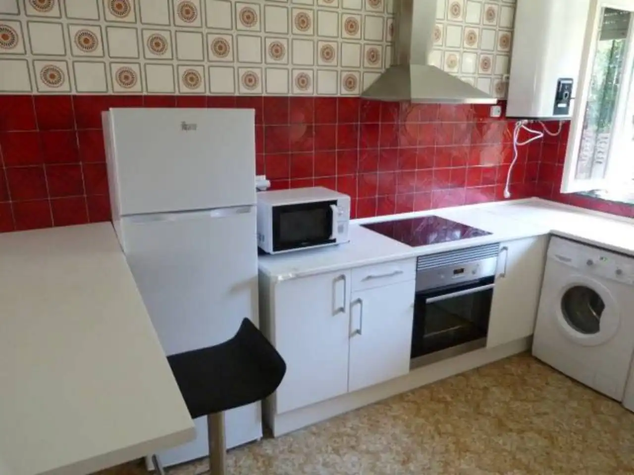 Cocina de Casa o chalet de alquiler en Noja con Jardín privado, Terraza y Amueblado