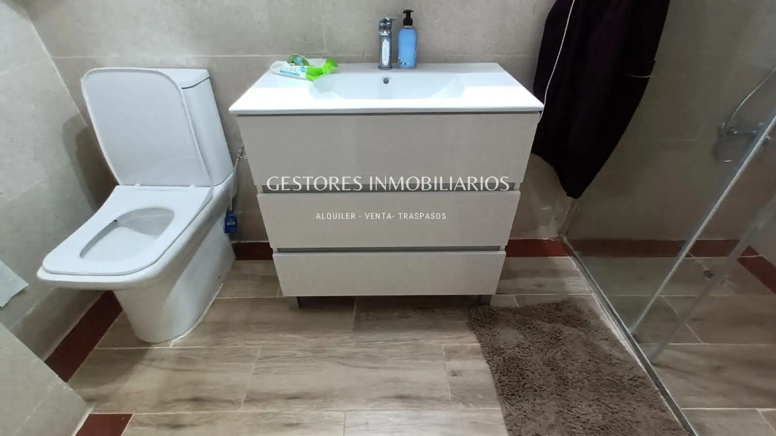 Badezimmer von Haus oder Chalet zum Verkauf in Ontinyent mit Klimaanlage und Terrasse