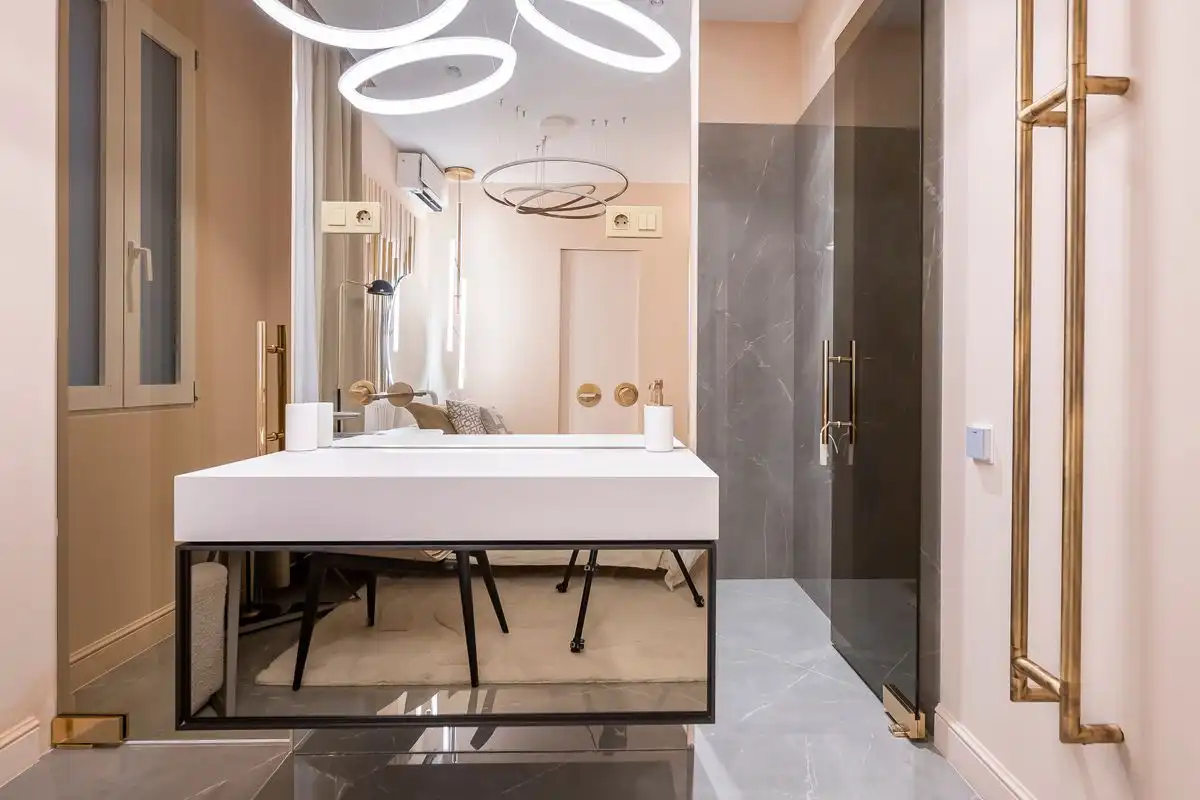 Baño de Planta baja en venta en Madrid con Aire acondicionado, Calefacción y Terraza