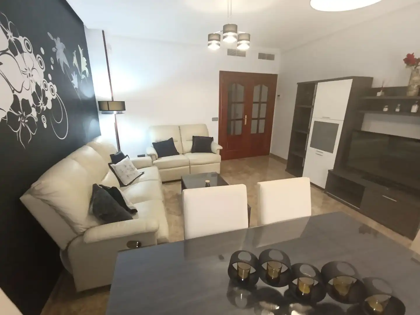 Living room of Flat for rent in Linares  with Air Conditioner, Heating and Storage room