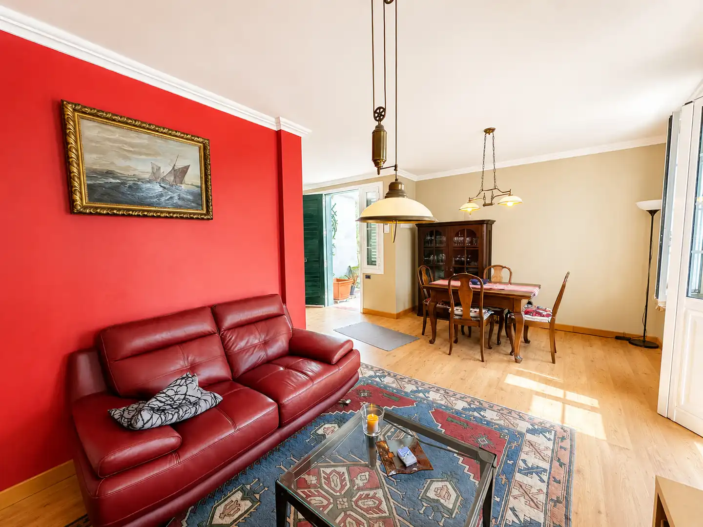 Sala de estar de Casa adosada en venta en Arico con Terraza, Amueblado y Lavadora