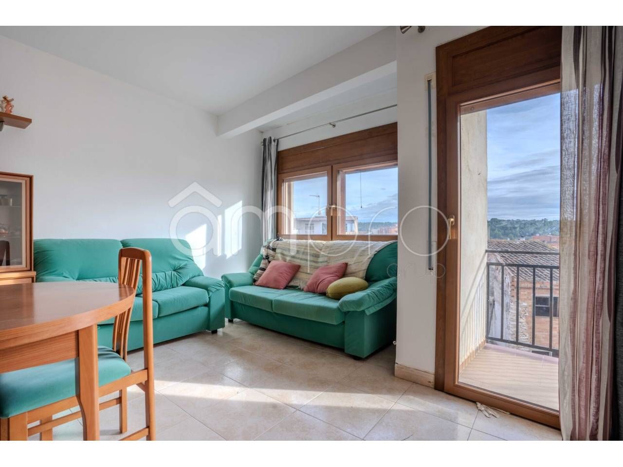 Living room of Flat for sale in Vallmoll  with Heating, Terrace and Balcony