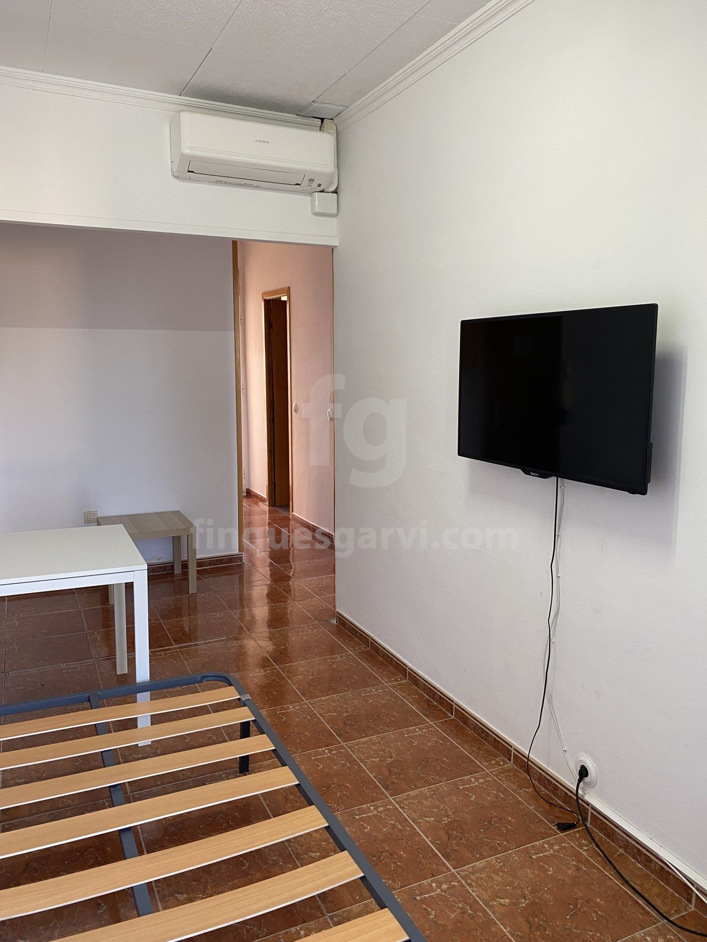 Sala de estar de Piso en venta en L'Hospitalet de Llobregat con Aire acondicionado