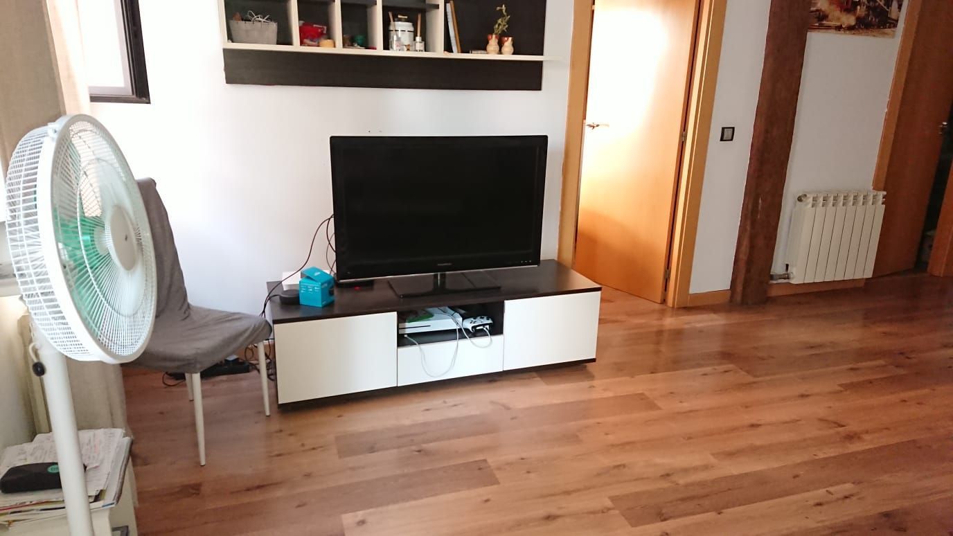 Living room of Apartment for sale in  Logroño  with Parquet flooring, Furnished and Oven