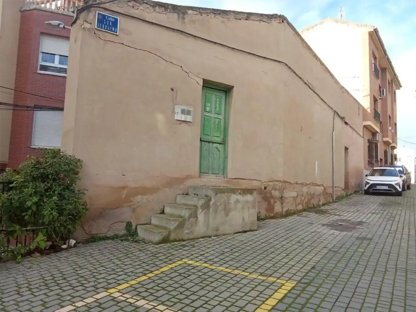 Vista exterior de Planta baja en venta en San Adrián
