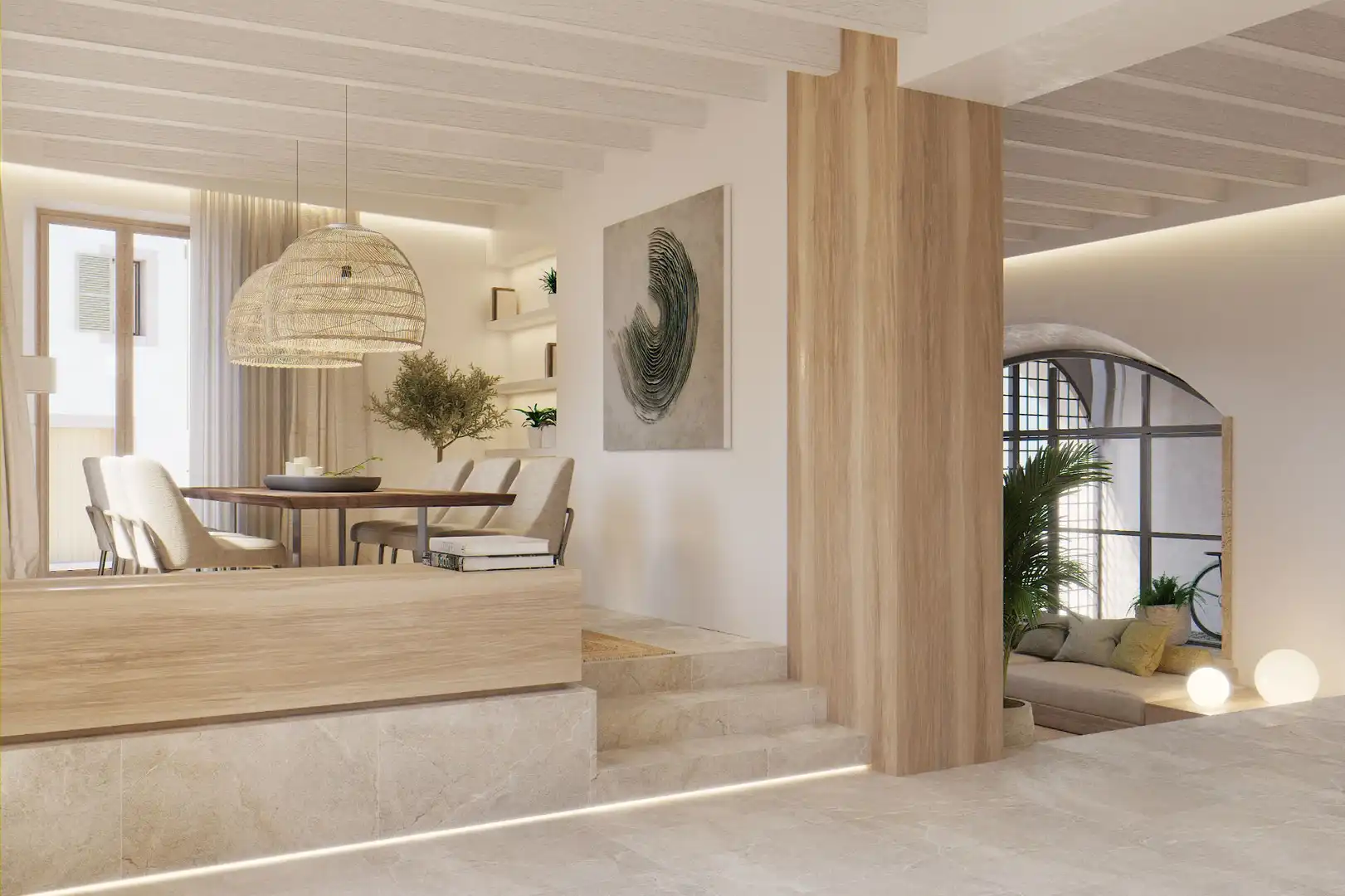 Sala de estar de Finca rústica en venta en Artà con Calefacción y Amueblado