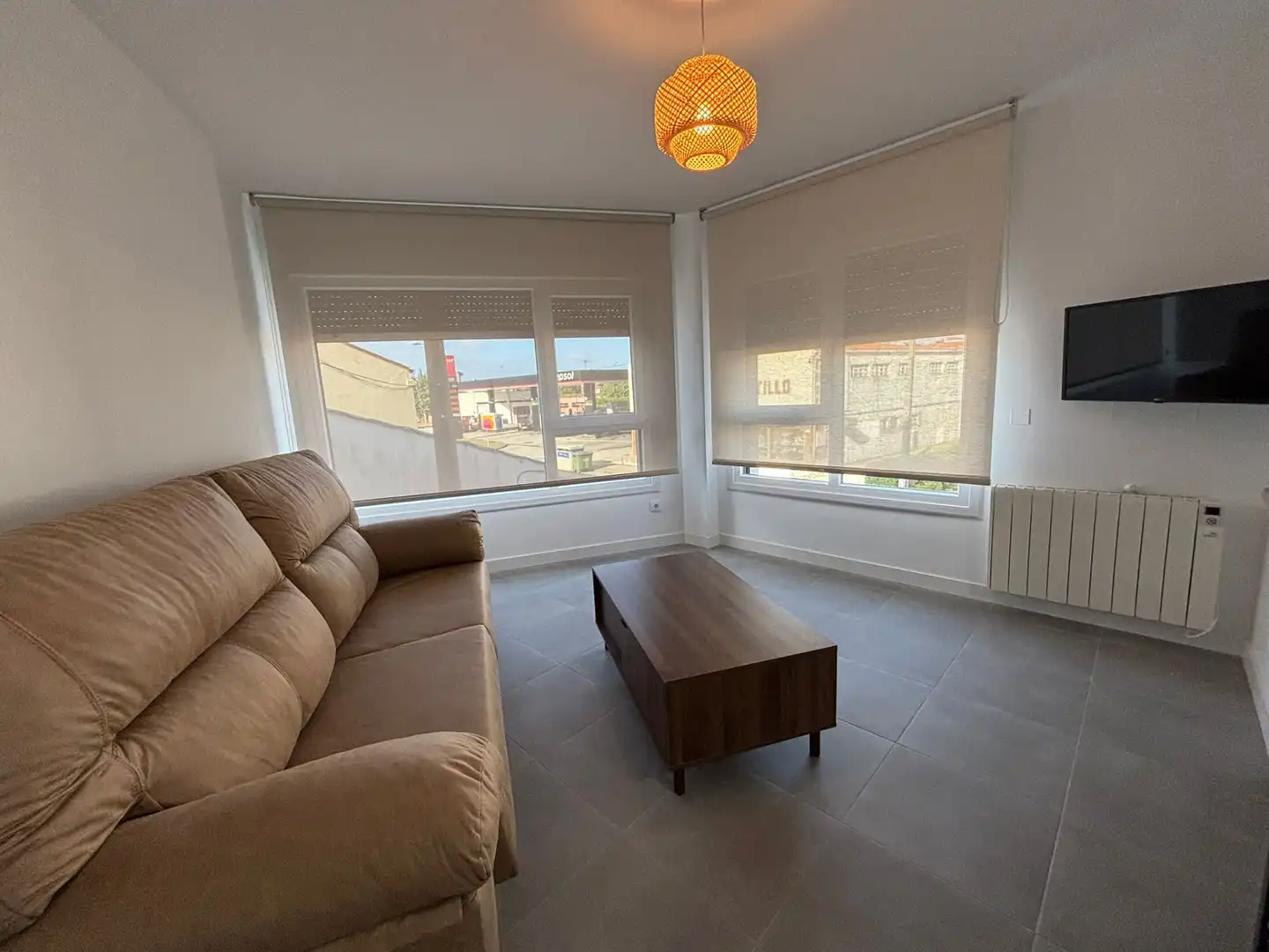 Living room of Apartments for rent in Ferrol  with Heating, Storage room and Furnished